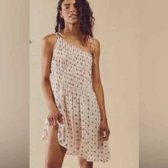 Free People | Dresses | Free People Ivory Combo Clementina Mini Dress Nwt |  Poshmark